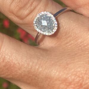 925 Sterling silver CZ ring